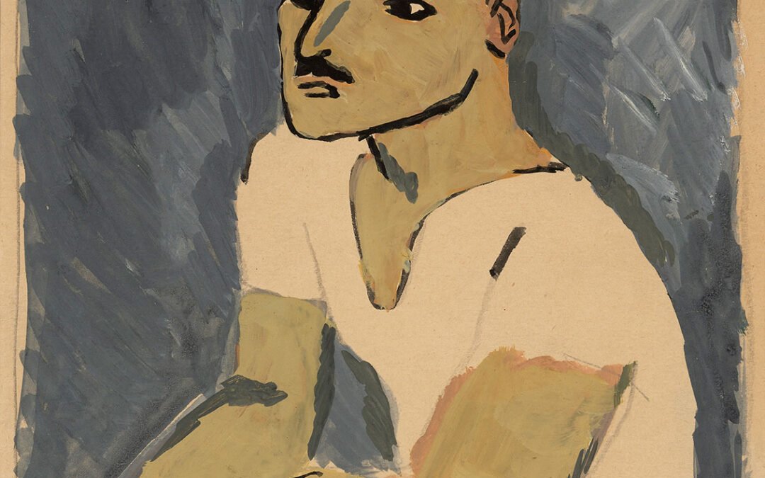 Aleksandre (Shura) Bandzeladze Collective Farmer, sketch for painting, 1962 3,500$