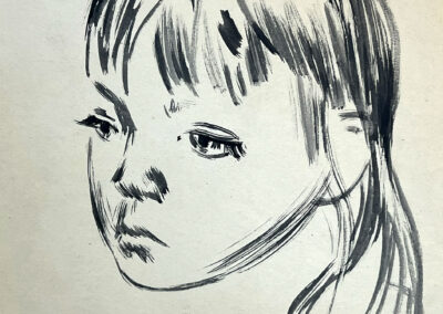 <ttl>Aleksandre (Shura) Bandzeladze <br>The Portrait of the Daughter of the Artist, 1959 <br></ttl>1,800$