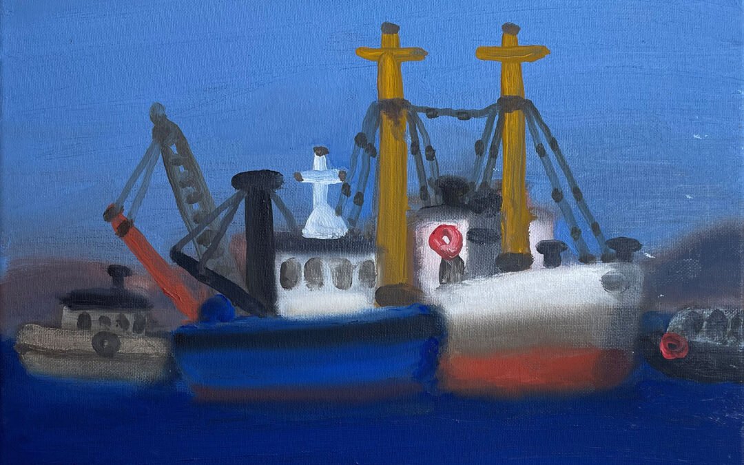 Alexander Florensky 2 Ships and 2 Cutters, 2014 1,000$