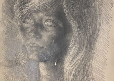 <ttl>Dimitri Eristavi <br>Portrait of Rusiko Bandzeladze, 1972 <br></ttl>2,150$