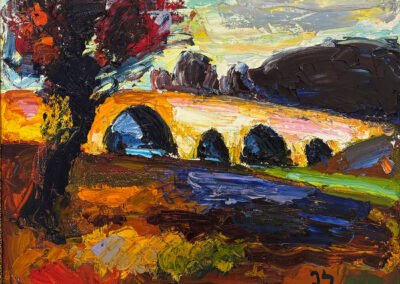 <ttl>Edmond Kalandadze <br>Red Bridge, 2002 <br></ttl>Contact for price