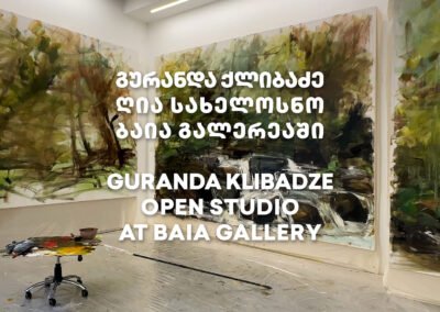 Guranda Klibadze – Open Studio <br>A new exhibition project “The Garden of the Hesperides” <br>19a Ingorokhva Street