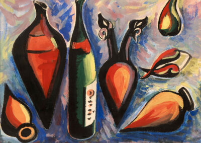 <ttl>Kirill Zdanevich <br>Green Bottle and Wine Jugs, 1966 <br></ttl>Contact for price