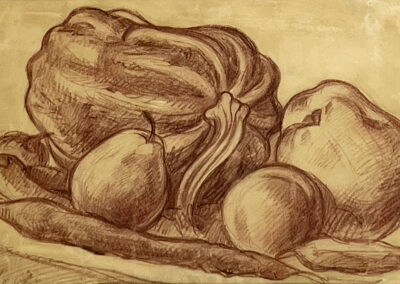 <ttl>Kirill Zdanevich <br>Still-life with Pumpkin, 1943 <br></ttl>3,800$