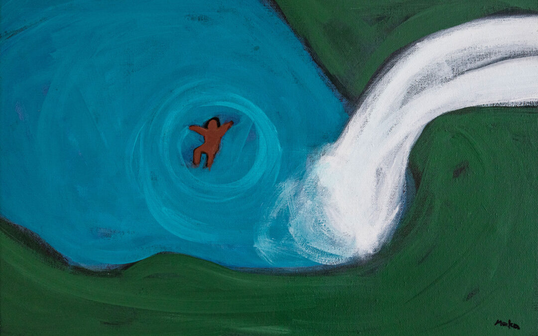 Maka Batiashvili Waterfall, 2022 1,000$