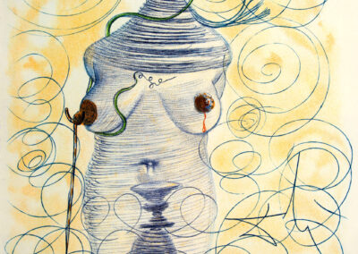 <ttl>Salvador Dali <br>The Memoirs of Giacomo Casanovas – Large Flask, 1967 <br></ttl>1,750$