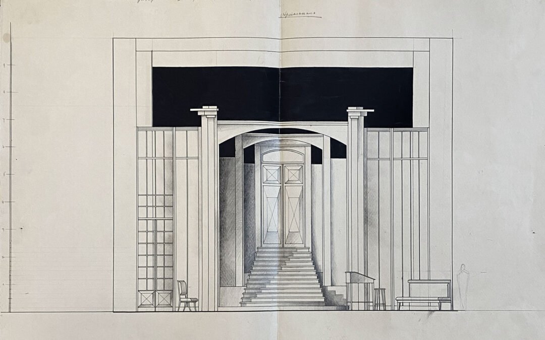 Sergo KobuladzeWorking project for A. Korneichuk’s play Platon Krechet, 1935-1936 2,500$