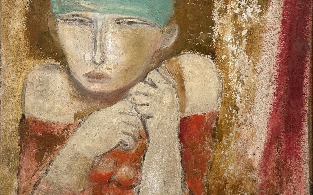 Temo Japaridze Woman in a Red Dress, 1990 Contact for price