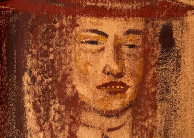 <ttl>Temo Japaridze <br>Girl with a red hat,  1996 <br></ttl>Contact for price