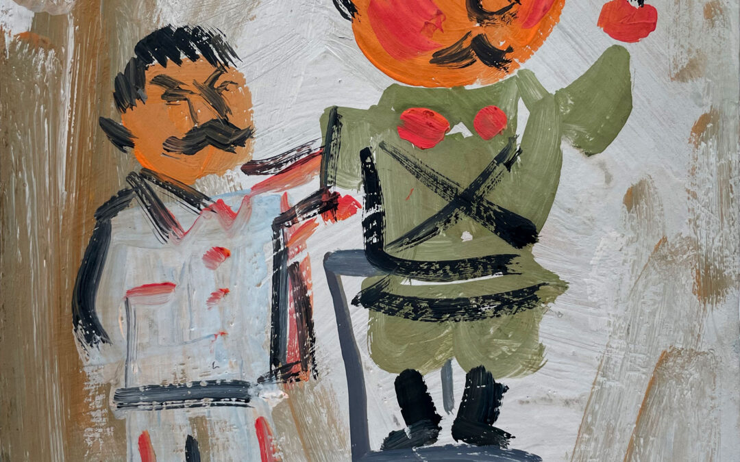 Tengiz Mirzashvili A Work on a Political Theme 850$