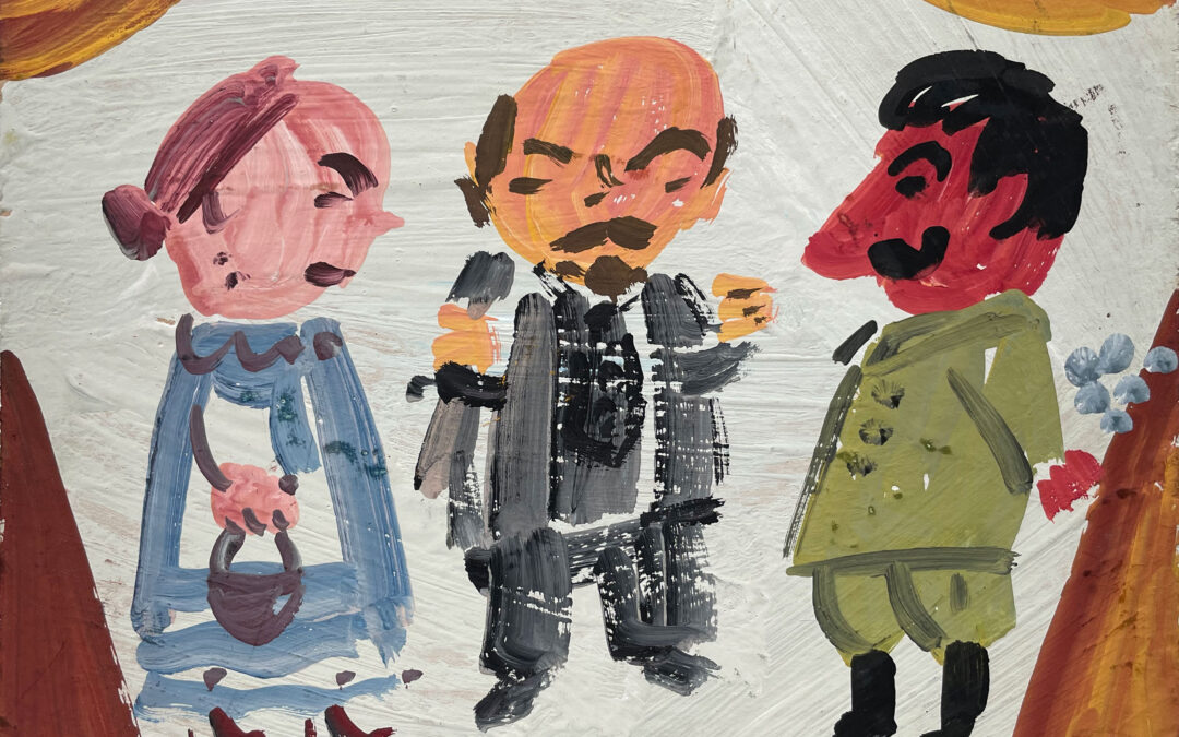 Tengiz Mirzashvili A Work on a Political Theme 850$