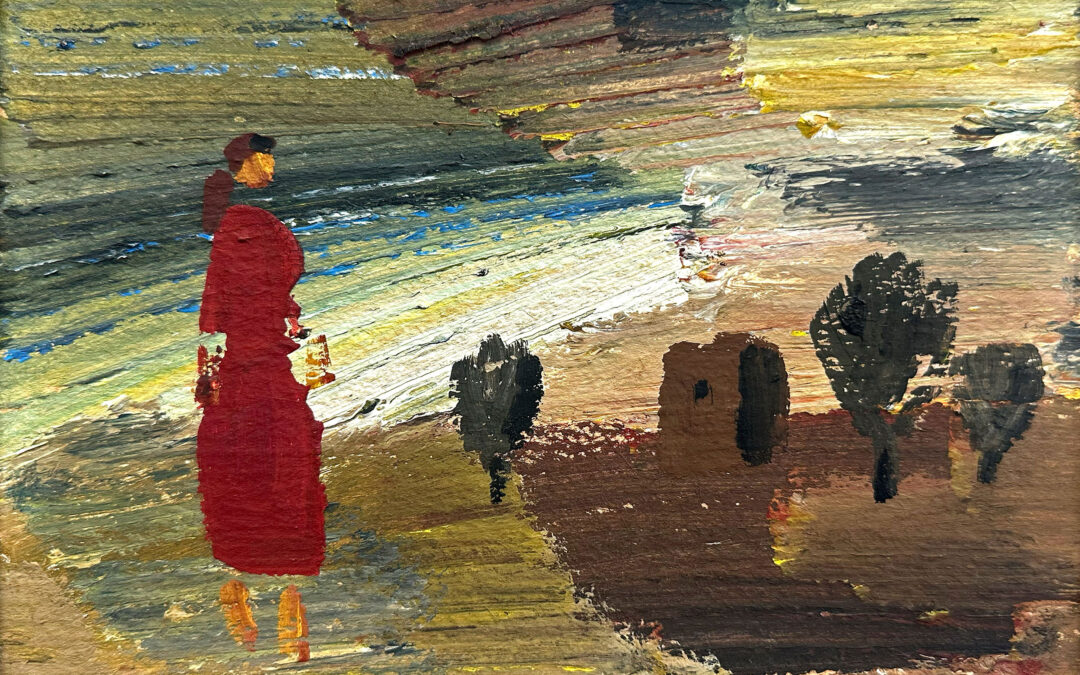 Tengiz Mirzashvili Woman in a red dress 800$