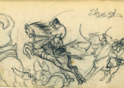 <ttl>Valerian Sidamon-Eristavi <br>Sketch, 1910-1020s <br></ttl>2,000$