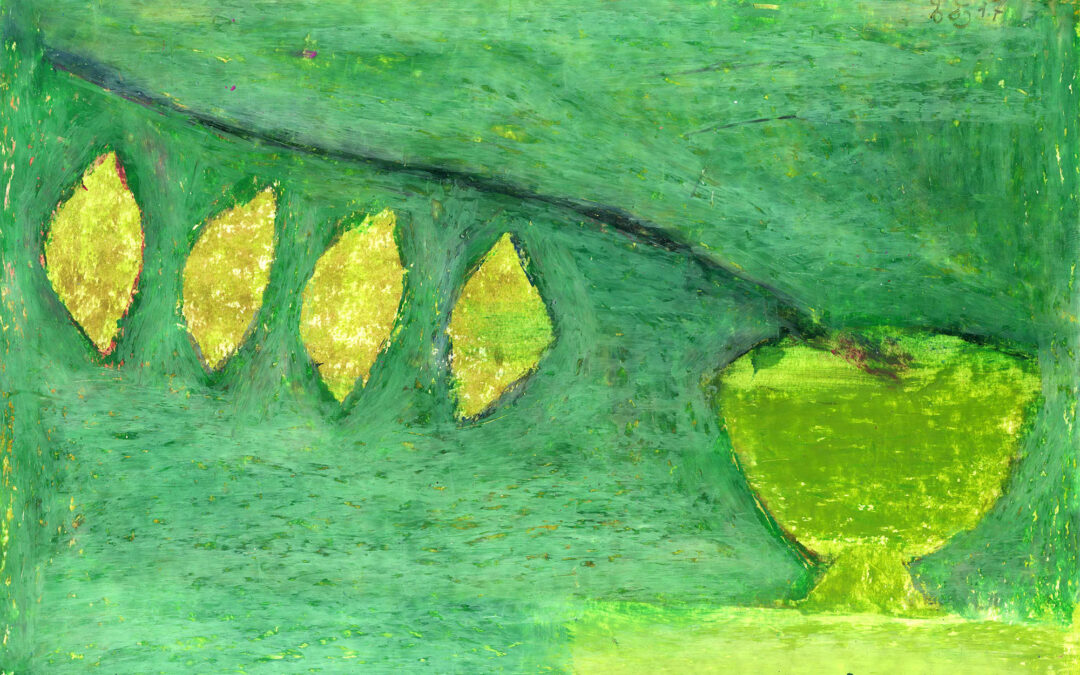 Zaza Berdzenishvili Still-Life on Green, 2017 250$
